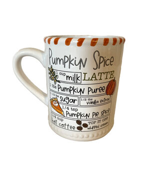 Mud Pie Mug Pumpkin Spice Latte Recipe Thanksgiving Fall